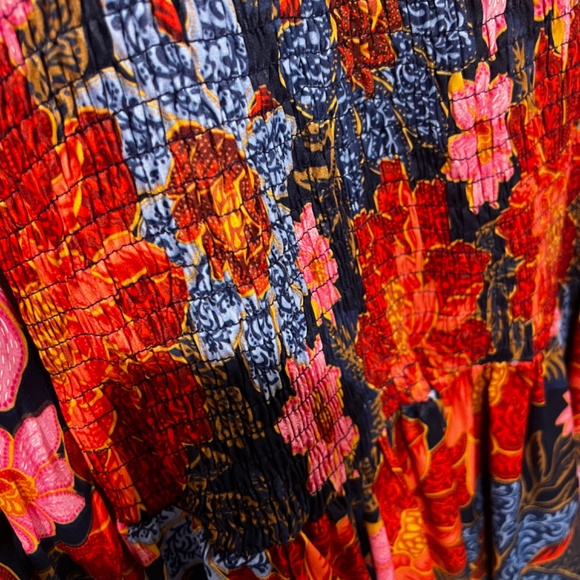 FARM Rio Mini Smocked Dress - M - Picture 8 of 10